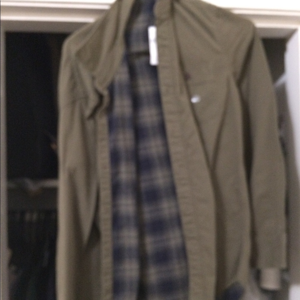 American eagle AE Olive green military jacket MEN​​